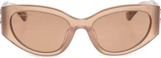 Balenciaga Zonnebril - Dames - Zonnebrillen - Beige - ONE Size - Accessoires