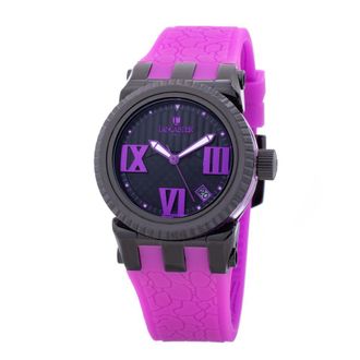 Lancaster Womens Laola 0643 Watch Purple Silicone Strap - Light Pink