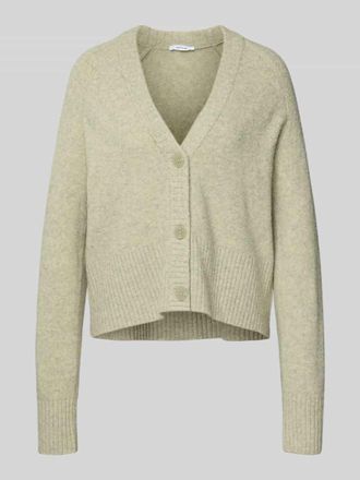 OPUS Relaxed Fit Strickjacke mit Alpaka-Anteil Modell Dassi in Mint, Gr&ouml;&szlig;e 36