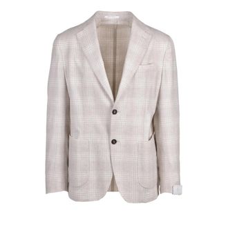 Eleventy Heren, Jassen, Beige, Maat: XL Zijde