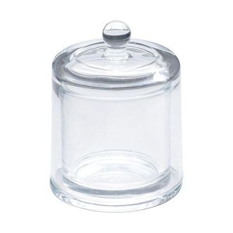 OEM Contenedor Compacto Para Bolas De Algod&oacute;n Y Bastoncillos Con Tapa, Transparente