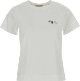 Givenchy White Cotton T-shirt