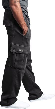 Generic Mens Sweatpants with Pockets Baggy Cargo Joggers for Men Plus Size Drawstring Waist Open Leg Big and Tall Workout Pants Athletic Sweat Pants(09 Jogger