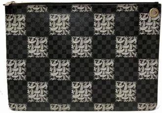 Louis Vuitton Pre-owned Clutches, male, Black, Size: ONE SIZE Pre-owned Christopher Nemeth Pochette Jour GM PVC Clutch Bag