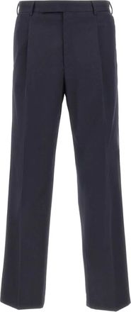 Pantaloni Torino Pantaloni in lana con piega - Blu