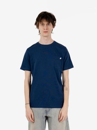 K-Way T-shirt Sigur jersey con tasca logata blue insignia