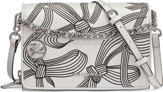 Karl Lagerfeld Lourdes Crossbody in White/black Print at Nordstrom
