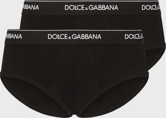 Dolce & Gabbana Mens Slip Medio 2-Pack Briefs