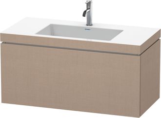 Duravit Mueble De Ba&ntilde;o L-cube Wt Vero Air 500x1000x480mm 1 Orificio Para Grifer&iacute;a Lino