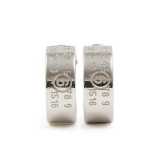 Maison Margiela Numeric Engraved Hoop Earrings