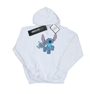 Disney Heren Lilo en Stitch Hypnotized Hoodie (Wit)