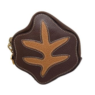 Celine Brown Leather Coin Purse/Coin Case (Pre-Owned)