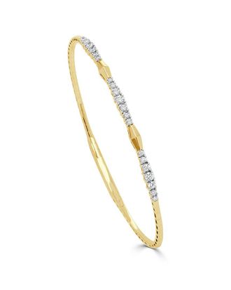 Sabrina Designs 14K 0.39 Ct. Tw. Diamond Stackable Bangle