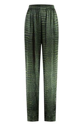 Balenciaga Printed Silk Pajama Pants