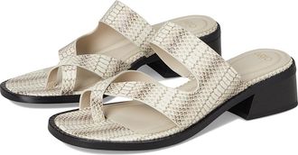 Franco Sarto A-Saylor Womens Sandals Grey Snake : 8.5 M, Leather/Rubber