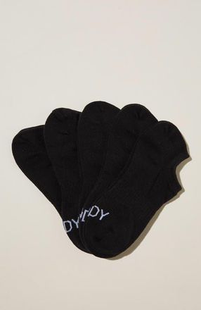 Cotton On Womens Active Body Low Cut Sneaker Socks 5Pk in Black at Nordstrom