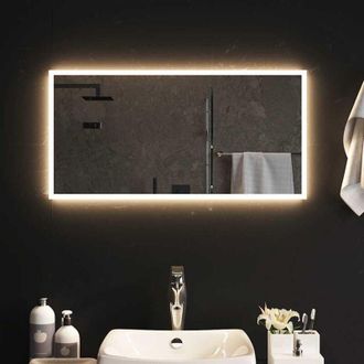 vidaXL vidaXL Specchio da Bagno con Luci LED 80x40 cm