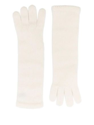 ALPO cashmere gloves - White