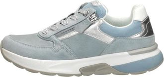 Gabor Rollingsoft Sneaker - Dames - Sneakers - Blauw - 35 1/2 EU - Leer - Schoenen