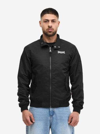Lonsdale Blouson LONSDALE AKELD, Herren, Gr. XXL, schwarz, ecru, tartan, Obermaterial: 100% Polyamid. Futter: 100% Polyester, Jacken Blouson, sportlicher Stil,
