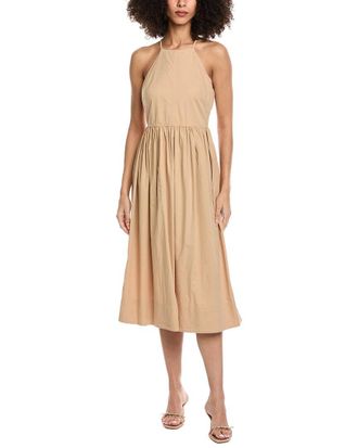 Bella Dahl Fitted Midi Halter Dress