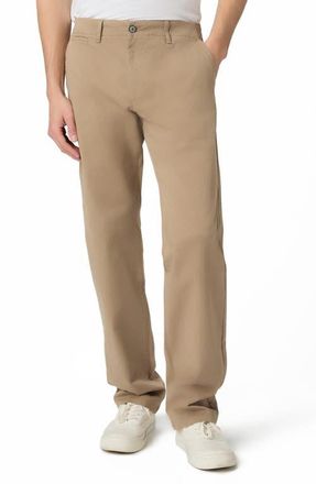 Paige Vincent Straight Leg Sateen Chinos in Farro at Nordstrom, Size 36