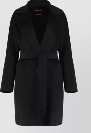 Max Mara cashmere wool coat belted midi length