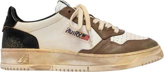 Autry Medalist Low Super Vintage Sneaker - Heren - Sneakers - Veelkleurig - 41 EU - Katoen - Schoenen