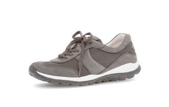 Gabor Women Trainers, Ladies Low-Tops,Removable Insole,Low Shoe,Street Shoe,lace up Shoe,Sports Shoe,Platform Sole,Leisure,Brown (fumo),38 EU / 5 UK