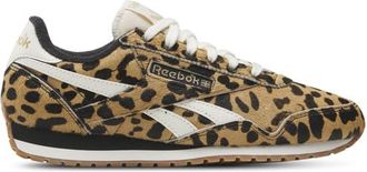 Reebok Womens Classic AZ - Shoes Cheetah/Chalk/Black Size 10.0