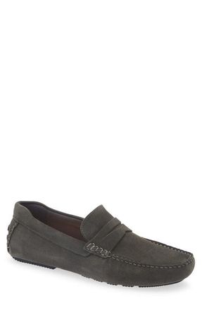 Nordstrom Cody Driving Loafer in Grey Night at Nordstrom, Size 10.5