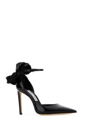 Jimmy Choo London Womens Marja 100 Blackblack Scarpe Con Tacco