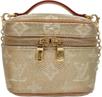Louis Vuitton Pre-owned Mini Canvas Tas - Dames - Vintage Mini Tas - Geel - ONE Size - Vintage