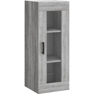 vidaXL Mobile a Parete Grigio Sonoma 34,5x34x90 cm - Vidaxl