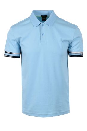 HUGO BOSS Boss Green Polo Zone Light Pastel Blue