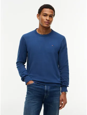 Tommy Hilfiger Mens Classic Crewneck Sweater - Indigo Blue - XXXL