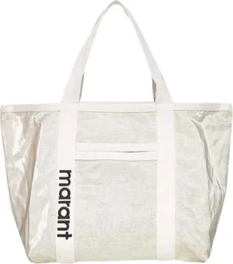 Isabel Marant Pre-owned Tote Bags, female, White, Size: ONE SIZE Pre-owned Handbag
