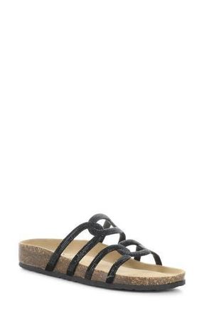 Bos. & Co. Peppy Crystal Strap Slide Sandal in Black at Nordstrom Rack, Size 10-10.5Us / 41Eu