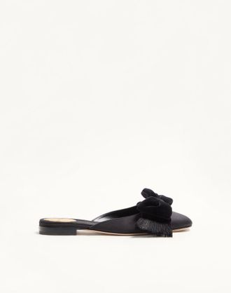 Valentino Garavani Reinette Satin Mule Wo