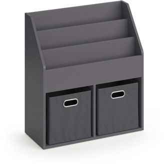 Vicco Estanter&iacute;a Infantil Luigi, Gris, 72 X 79 Cm Con 2 Cajas Plegables Opt.1
