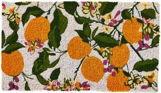 Tag Lemoncello Coir Mat Rectangle Indoor Outdoor Welcome Mat in Yellow at Nordstrom, Size Medium