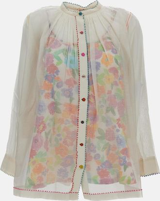 P&eacute;ro Blusa Misto Seta