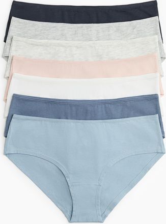 H&M 7er-Pack Hipster - Blue