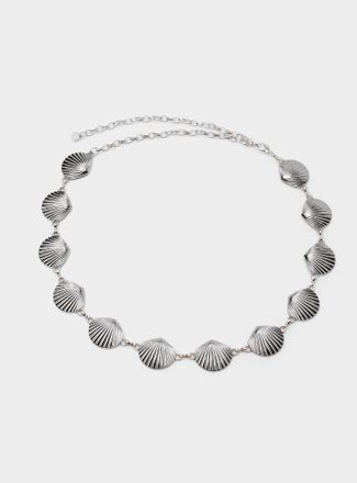 Simons Womens Shell metallic belt