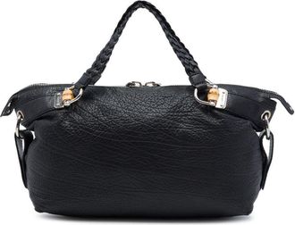 Gucci Pre-owned Gucci Medium Calfskin Bamboo Bar Tote Ladies PT2BVCM77AIZSWFG