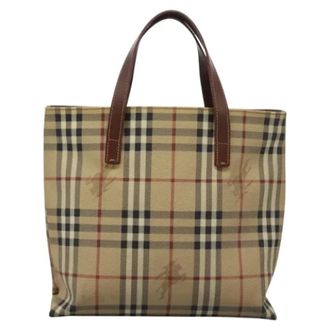 Burberry Pre-owned Cuero bolsos-de-mano - Pre-owned - Mujer - Beige - ONE SIZE