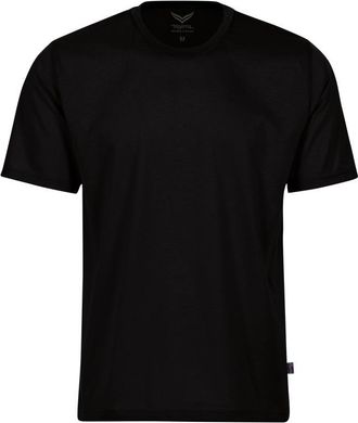 Trigema T-Shirt TRIGEMA TRIGEMA T-Shirt aus 100% Baumwolle, Herren, Gr. XXL, schwarz, Single Jersey, 100% Baumwolle, Basic, lang, Rundhals, Shirts T-Shirt
