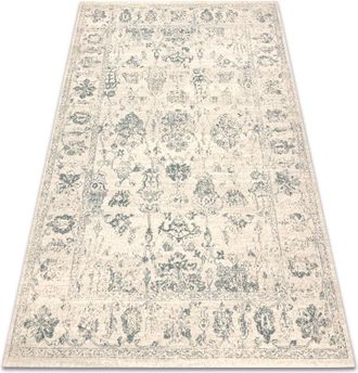 RugsX Rugsx - Wool Carpet abby 486.25.LA110 osta Ornament, frame classic beige / green beige 120x170 cm
