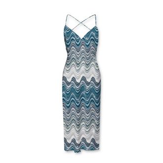MC2 Saint Barth Rachel Sea Wave 59 - Dames - Casual kleedjes - Veelkleurig - S - Kleedjes
