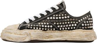 Miharayasuhiro Peterson 23 OG Sole Studded Canvas Low Black A13FW715-BLK